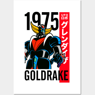 270 Goldrake 1975 Posters and Art